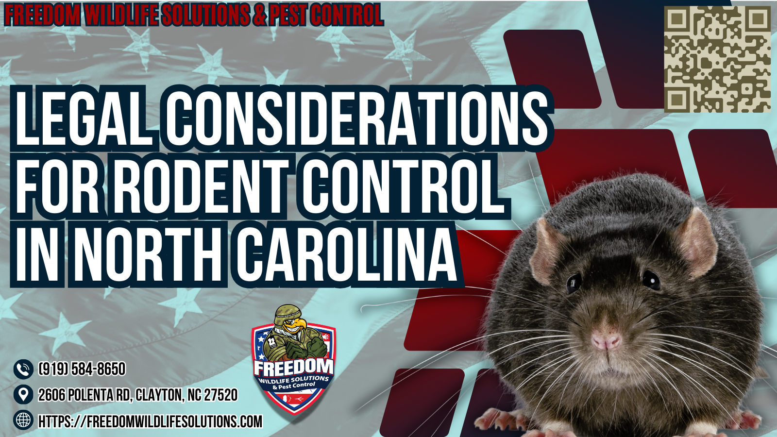 Legal Considerations for Rodent Control in North Carolina.