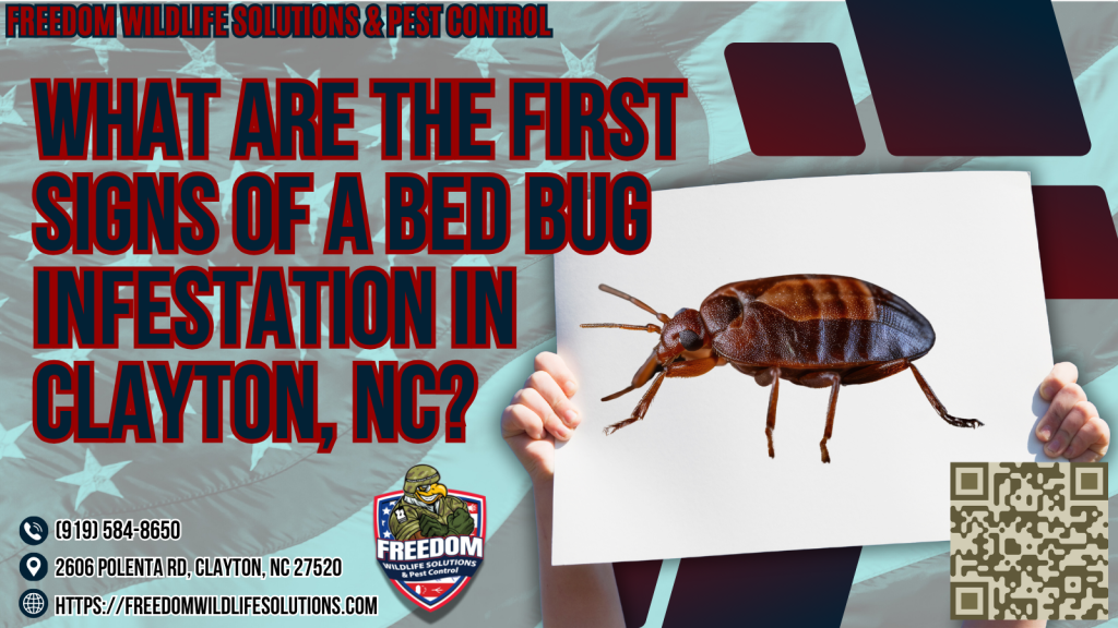 What Are the First Signs of a Bed Bug Infestation? - Freedom Wildlife ...