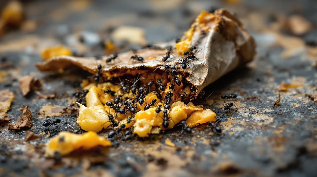 ants detect garbage odors