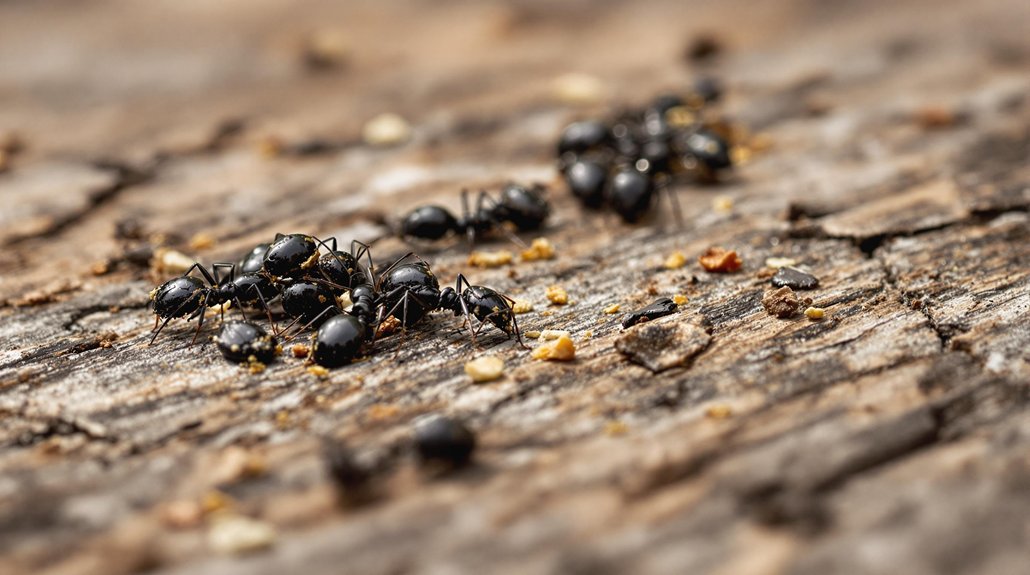 leaving dead ants attracts more
