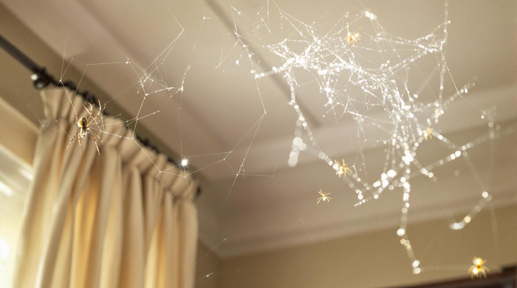 normal spider behavior observed