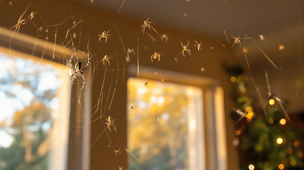 seasonal spider activity trends