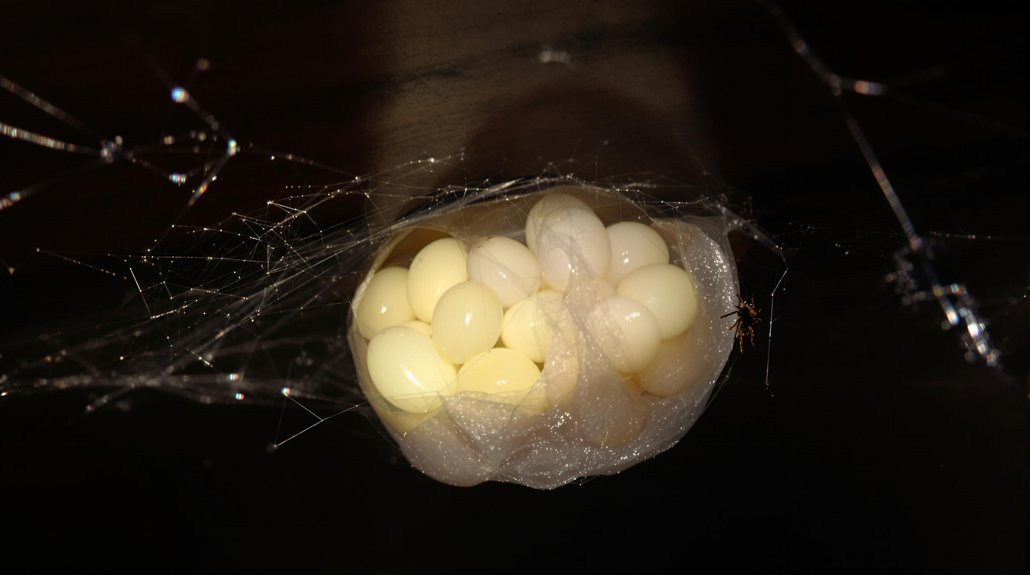 spider egg presence indicators