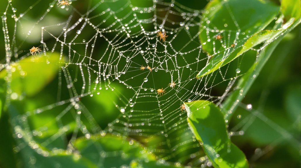 weather influences spider behavior